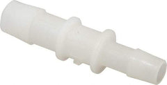 Made in USA - Kynar Single Barbed Tube Reducer - Natural - Industrial Tool & Supply