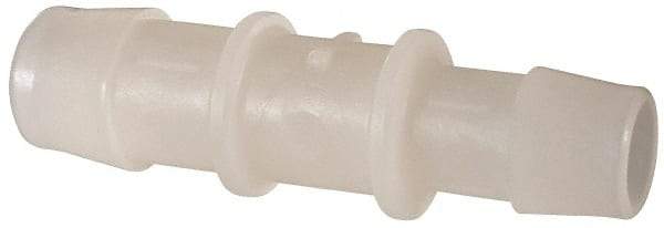 Made in USA - Kynar Single Barbed Tube Reducer - Natural - Industrial Tool & Supply