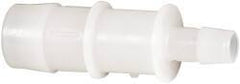 Made in USA - Kynar Single Barbed Tube Reducer - Natural - Industrial Tool & Supply