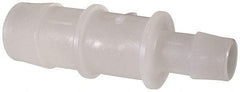 Made in USA - Kynar Single Barbed Tube Reducer - Natural - Industrial Tool & Supply