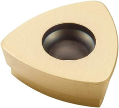 Seco - 218.19160 MD09 Grade F30M Carbide Milling Insert - TiAlN/TiN Finish, 0.187" Thick, 0.44" Inscribed Circle, 0.047" Corner Radius - Industrial Tool & Supply