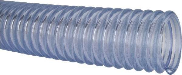 Kuriyama of America - 2" Inside x 2.4" Outside Diam, Food & Beverage Hose - 3" Bend Radius, 100' Long, 28 Vacuum Rating - Industrial Tool & Supply