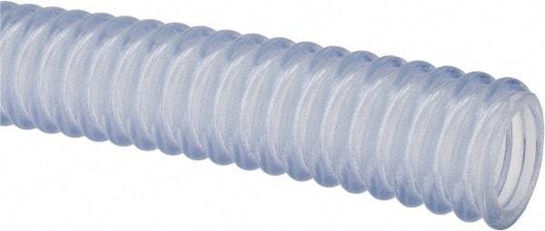 Kuriyama of America - 1" Inside x 1.3" Outside Diam, Food & Beverage Hose - 2" Bend Radius, 100' Long, 28 Vacuum Rating - Industrial Tool & Supply