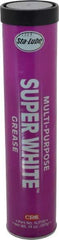 CRC - 14 oz Cartridge Lithium General Purpose Grease - White, 300°F Max Temp, NLGIG 1-1/2, - Industrial Tool & Supply