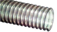 Kuriyama of America - 2" ID, 21 Hg Vac Rating, 15 psi, Polyurethane Vacuum & Duct Hose - 50' Long, Clear, 2" Bend Radius, -40 to 150°F - Industrial Tool & Supply