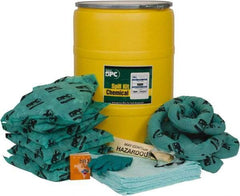 Brady SPC Sorbents - 38 Gal Capacity Hazardous Materials Spill Kit - 55 Gal Drum - Industrial Tool & Supply