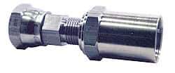 Dixon Valve & Coupling - 3/8 NPSM, Reusable Hose Female Swivel Fitting - 1/4" Hose ID x 5/8" Hose OD - Industrial Tool & Supply