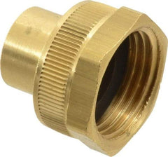 Dixon Valve & Coupling - 1/4 NPTF & 3/4 NH Garden Hose Fitting - Brass, Female Hose to Female Pipe Connector - Industrial Tool & Supply
