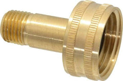 Cerro - 1/4 MPT & 3/4 FGHT Garden Hose Fitting - Brass, Female Hose to Male Pipe Swivel Connector - Industrial Tool & Supply