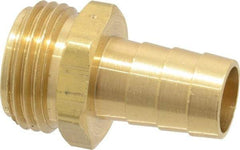 Dixon Valve & Coupling - 3/4 NH Garden Hose Fitting - Brass, Short Shank Male Connector - Industrial Tool & Supply