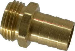 Dixon Valve & Coupling - 3/4 NH Garden Hose Fitting - Brass, Short Shank Male Connector - Industrial Tool & Supply
