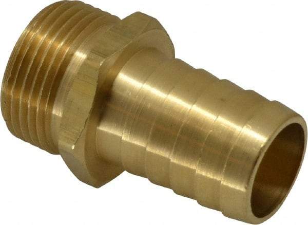 Dixon Valve & Coupling - 1 NH Garden Hose Fitting - Brass, Standard Shank Male Connector - Industrial Tool & Supply