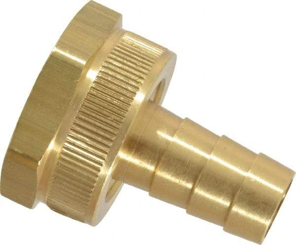 Dixon Valve & Coupling - 3/4 NH Garden Hose Fitting - Brass, Short Shank Female Swivel Connector - Industrial Tool & Supply