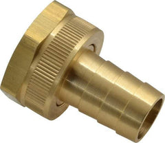 Dixon Valve & Coupling - 3/4 NH Garden Hose Fitting - Brass, Short Shank Female Swivel Connector - Industrial Tool & Supply