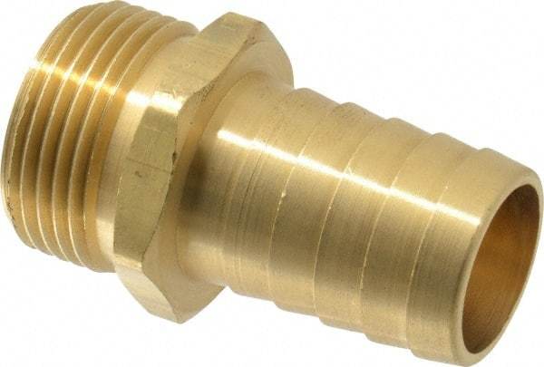 Dixon Valve & Coupling - 1 NH Garden Hose Fitting - Brass, Standard Shank Male/Female Set Connector - Industrial Tool & Supply