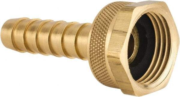 Dixon Valve & Coupling - 3/4 NH Garden Hose Fitting - Brass, Long Shank Female Swivel Connector - Industrial Tool & Supply