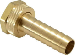 Dixon Valve & Coupling - 3/4 NH Garden Hose Fitting - Brass, Long Shank Female Swivel Connector - Industrial Tool & Supply
