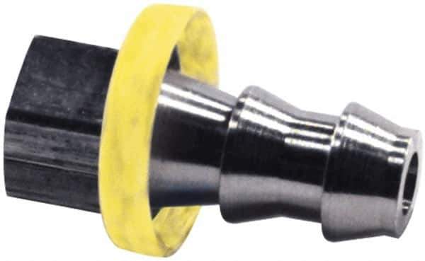 Dixon Valve & Coupling - 3/8" ID 1/2 UN Barbed Push On Female Connector - 5/16" OD, Brass - Industrial Tool & Supply