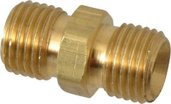 Dixon Valve & Coupling - 1/4 Male Thread, Brass Industrial Pipe Hex Nipple - MNPSM, 1,000 psi - Industrial Tool & Supply