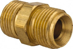 Dixon Valve & Coupling - 3/8 Male Thread, Brass Industrial Pipe Hex Nipple - MNPSM, 1,000 psi - Industrial Tool & Supply