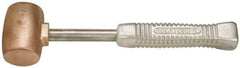 American Hammer - 5 Lb Head 2" Face Bronze Head Hammer - 13-1/2" OAL, Aluminum Handle - Industrial Tool & Supply