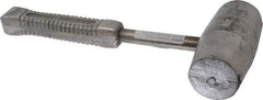 American Hammer - 10 Lb Head 2-1/2" Face Lead Alloy Nonmarring Lead Hammer - 13-1/2" OAL, Aluminum Handle - Industrial Tool & Supply
