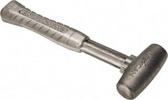 American Hammer - 2 Lb Head 1-1/4" Face Zinc Aluminum Alloy Nonmarring Hammer - 11-1/2" OAL, Aluminum Handle - Industrial Tool & Supply