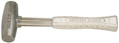 American Hammer - 4 Lb Head 1-3/4" Face Zinc Aluminum Alloy Nonmarring Hammer - 11-1/2" OAL, Aluminum Handle - Industrial Tool & Supply