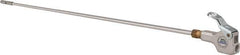 Guardair - 120 Max psi Safety Extension Tube Thumb Lever Blow Gun - 1/4 NPT, 72" Tube Length, Aluminum - Industrial Tool & Supply