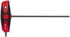Wiha - 3mm Hex, T-Handle Cushion Grip, Hex Key - 5.9mm OAL, Metric System of Measurement - Industrial Tool & Supply