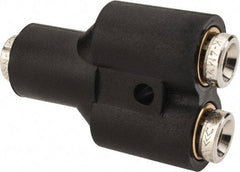 Norgren - 5/32" Tube OD, Metal Push-to-Connect Tube Union Y - Tube to Tube Connection, 260 Max psi - Industrial Tool & Supply
