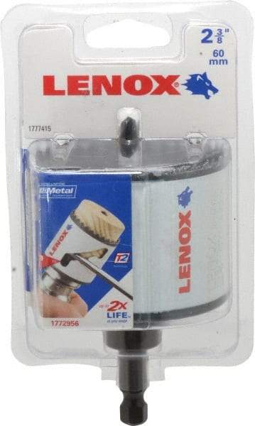 Lenox - 2-5/8" Diam, 1-1/2" Cutting Depth, Hole Saw - Bi-Metal Saw, Toothed Edge - Industrial Tool & Supply