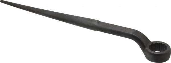 Proto - 1-1/4" 12 Point Spud Handle Box Wrench - Single End, 1-25/32" Head Diam x 13/16" Head Thickness, 17" OAL, Steel, Black Finish - Industrial Tool & Supply
