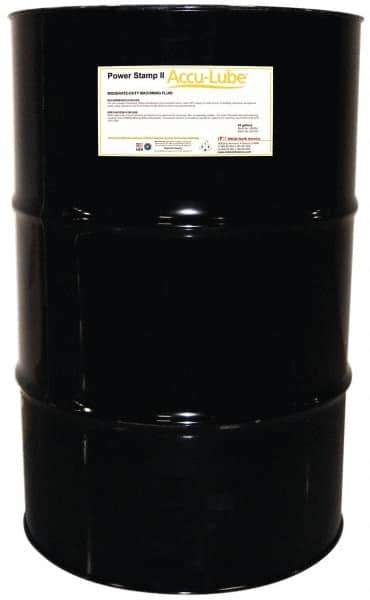 Accu-Lube - Accu-Lube Power Stamp II, 55 Gal Drum Stamping Fluid - Water Soluble, For Machining - Industrial Tool & Supply