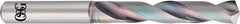 OSG - 6.6mm 140° Solid Carbide Jobber Drill - EgiAs Finish, Right Hand Cut, Spiral Flute, Straight Shank, 91mm OAL - Industrial Tool & Supply