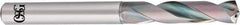 OSG - 4.2mm 140° Spiral Flute Solid Carbide Screw Machine Drill Bit - EgiAs Finish, Right Hand Cut, 26mm Flute Length, 80mm OAL, Straight Shank, Through Coolant - Industrial Tool & Supply