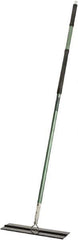 Ability One - 55" Long x 6" Wide Microfiber Dust Flat Mop - Hook & Loop, Green, Looped Head, Launderable - Industrial Tool & Supply