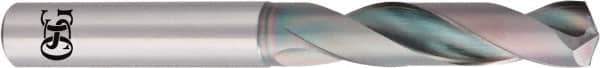 OSG - 12.5mm 140° Spiral Flute Solid Carbide Screw Machine Drill Bit - EgiAs Finish, Right Hand Cut, 60mm Flute Length, 107mm OAL, Straight Shank - Industrial Tool & Supply