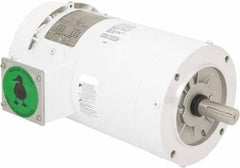 Leeson - 2 Max hp, 1,800 Max RPM, Premium Efficient Electric AC DC Motor - 230/460 V Input, Three Phase, 145TC Frame, C-Face Mount, TEFC Enclosure - Industrial Tool & Supply
