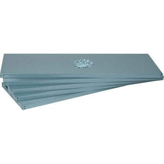 Value Collection - 60" Wide, 1-15/16 High, Open Shelving Accessory/Component - 14 Gauge Steel, Powder Coat Finish, Use with High Capacity Storage Racks - Industrial Tool & Supply