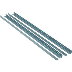 Value Collection - 1.92" Wide, 72 High, Open Shelving Accessory/Component - 13 Gauge Steel, Powder Coat Finish, Use with High Capacity Storage Racks - Industrial Tool & Supply