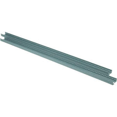Value Collection - 1.92" Wide, 96 High, Open Shelving Accessory/Component - 13 Gauge Steel, Powder Coat Finish, Use with High Capacity Storage Racks - Industrial Tool & Supply
