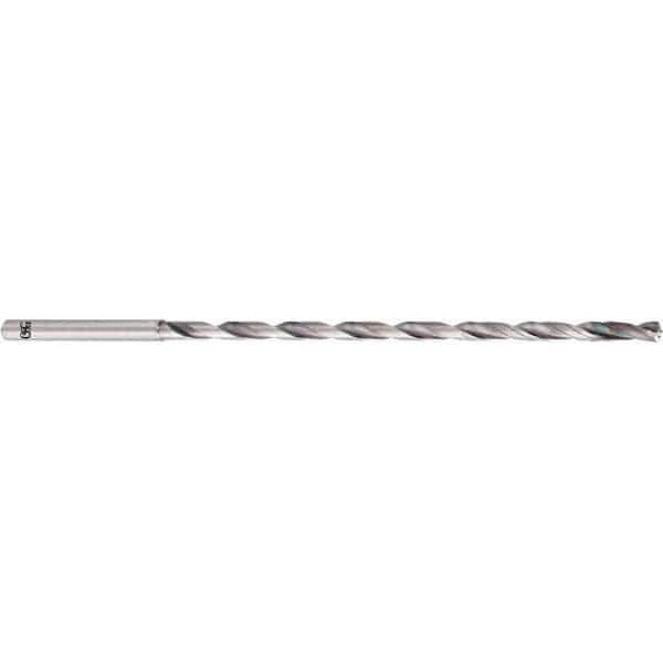 OSG - 9/16" 140° 2-Flute Solid Carbide Extra Length Drill Bit - Industrial Tool & Supply