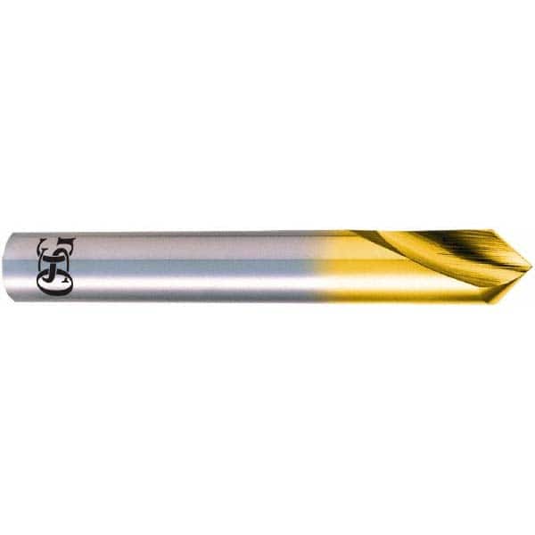 OSG - 4mm Body Diam, 120°, 54mm OAL, High Speed Steel Spotting Drill - Industrial Tool & Supply
