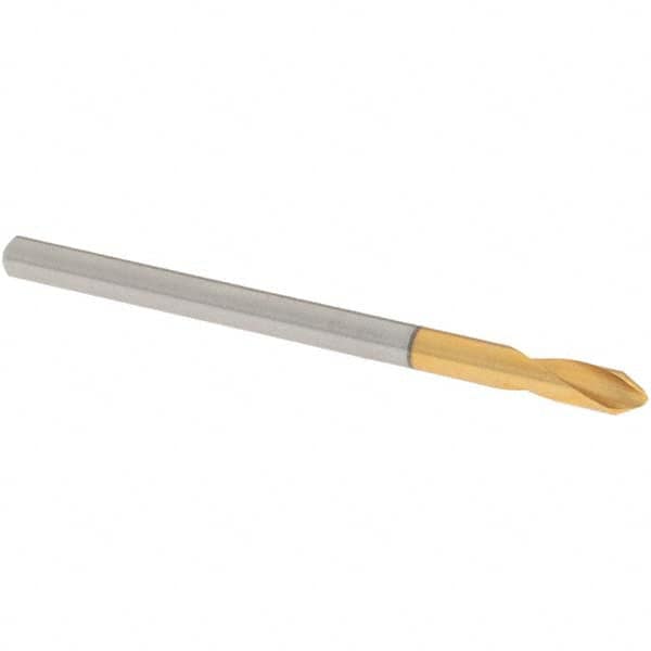 OSG - 3mm Body Diam, 60°, 48mm OAL, High Speed Steel Spotting Drill - Industrial Tool & Supply
