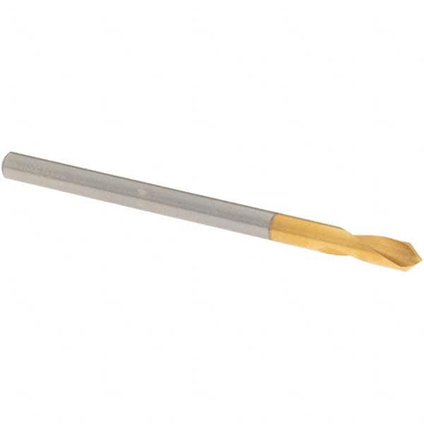 OSG - 3mm Body Diam, 90°, 48mm OAL, High Speed Steel Spotting Drill - Industrial Tool & Supply