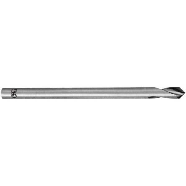 OSG - 4mm Body Diam, 90°, 100mm OAL, High Speed Steel Spotting Drill - Industrial Tool & Supply