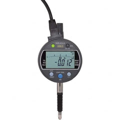 Mitutoyo - Electronic Drop Indicators Minimum Measurement (mm): 0 Maximum Measurement (mm): 12.70 - Industrial Tool & Supply
