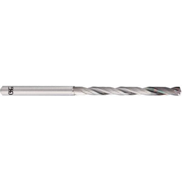 OSG - 5.9mm 140° Spiral Flute Solid Carbide Taper Length Drill Bit - Industrial Tool & Supply