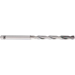 OSG - 6.5mm 140° Spiral Flute Solid Carbide Taper Length Drill Bit - Industrial Tool & Supply